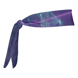 Constellation, Abstract Fantasy Fractal Art Tie Headband