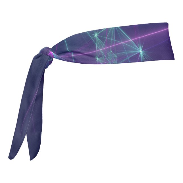 Constellation, Abstract Fantasy Fractal Art Tie Headband (Rotate 270)