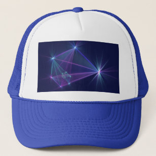 Constellation, Abstract Fantasy Fractal Art Trucker Hat