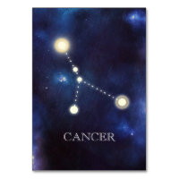 Constellation | Cancer | Wedding Table Number