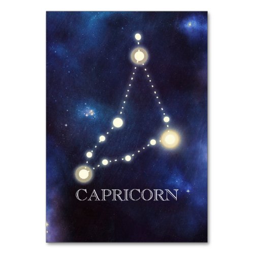Constellation  Capricorn  Wedding Table Number