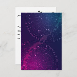 Constellation Chart Astrology Gift Certificate