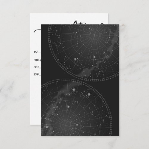 Constellation Chart Astrology Gift Certificate