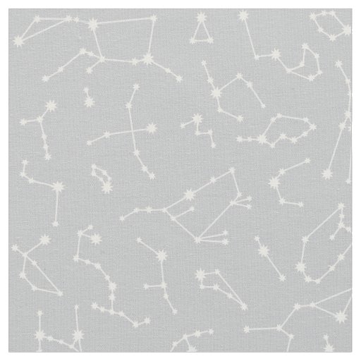 Constellation Fabric – Silver