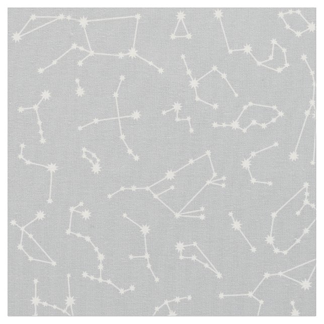 Constellation Fabric – Silver (Close Up)