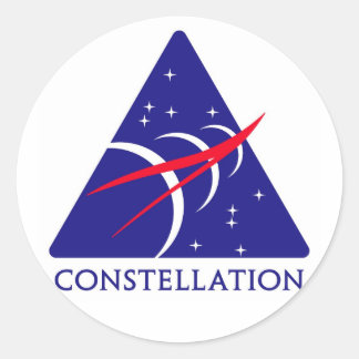 Constellation Logo Classic Round Sticker
