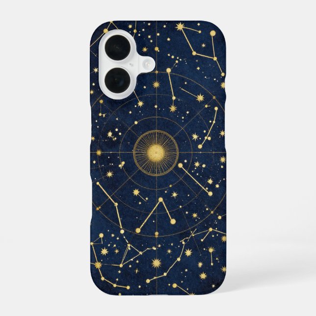 Constellation Map Gold Celestial Case (Back)