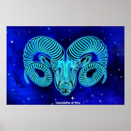 Constellation of Aries Poster