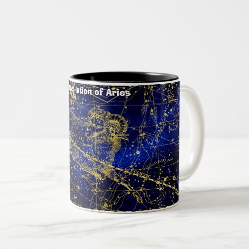 Constellation of Aries Two_Tone Coffee Mug