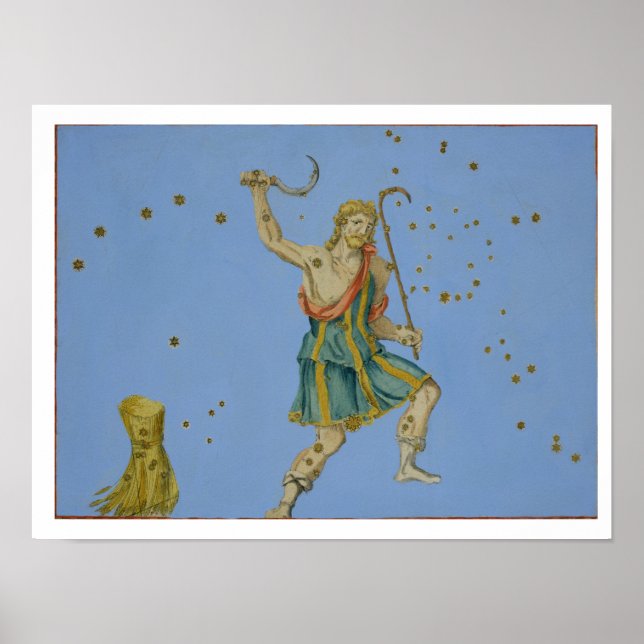 Constellation of Bootes, from 'Uranometria' by Joh Poster (Front)