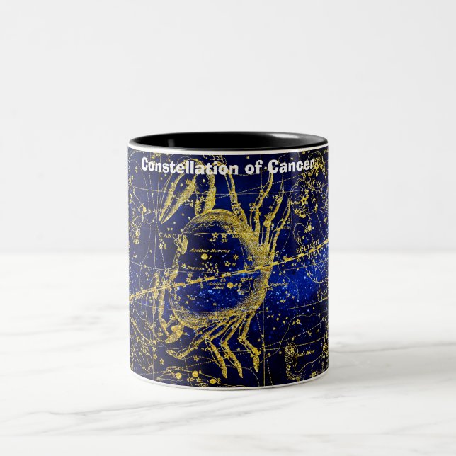 Constellation of Cancer Two-Tone Coffee Mug (Center)