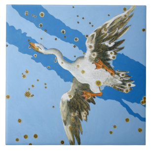 Constellation of Cygnus, from 'Uranometria' writte Tile