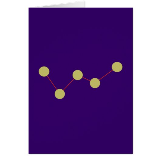constellation of Kassiopeia Cards (Front)
