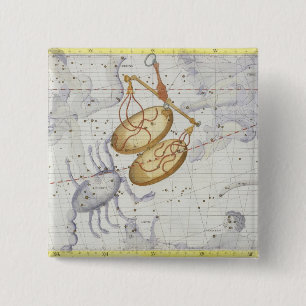 Constellation of Libra, plate 7 from 'Atlas Coeles Button