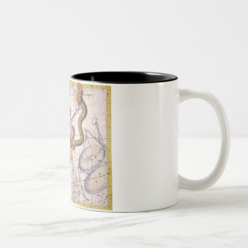 Constellation of Ophiucus and Serpens plate 22 fr Two_Tone Coffee Mug