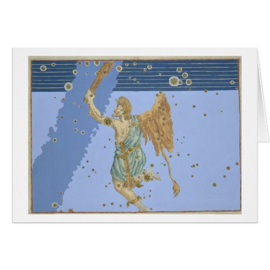 Constellation of Orion, from 'Uranometria' by Joha Cards (Front Horizontal)