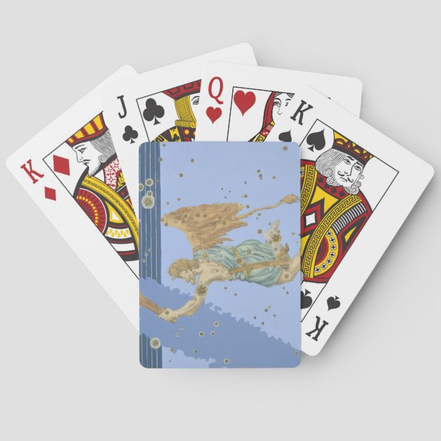 Constellation of Orion, from 'Uranometria' by Joha Poker Cards (Back)