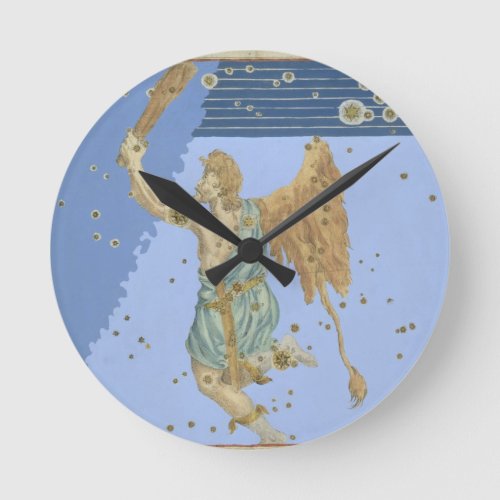 Constellation of Orion from Uranometria by Joha Round Clock