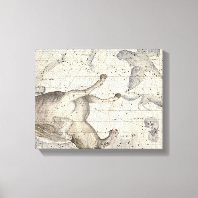 Constellation of Pegasus, plate 25 from 'Atlas Coe Canvas Print (Front)