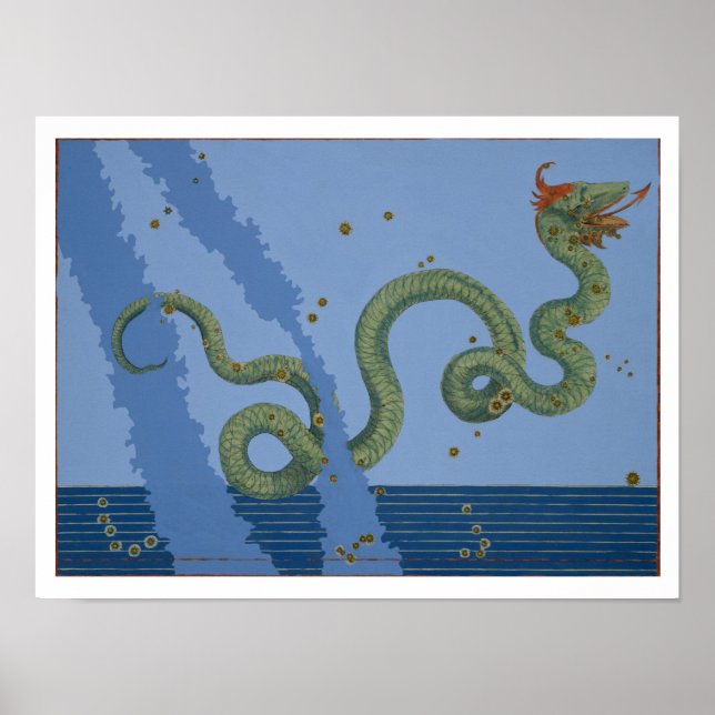 Constellation of Serpens Caput and Serpens Cauda, Poster (Front)