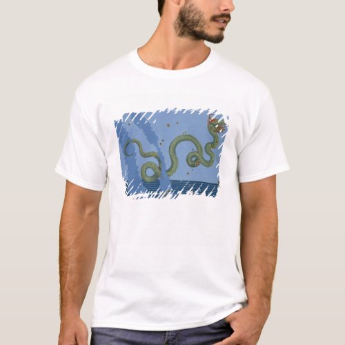 Constellation of Serpens Caput and Serpens Cauda T_Shirt