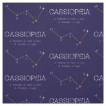 Constellation Of Stars Cassioipeia Fabric