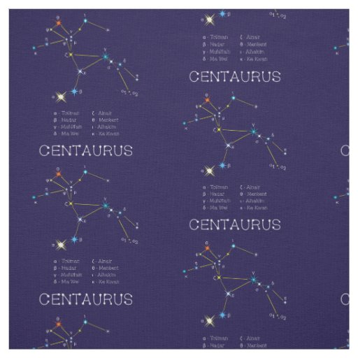 Constellation Of Stars Centaurus Fabric