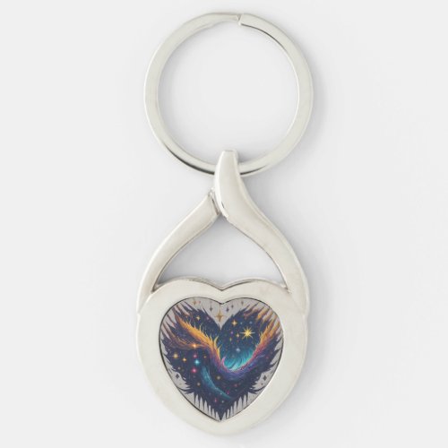constellation of stars forming a gravity wave keychain