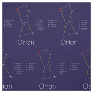 Constellation Of Stars Orion Fabric