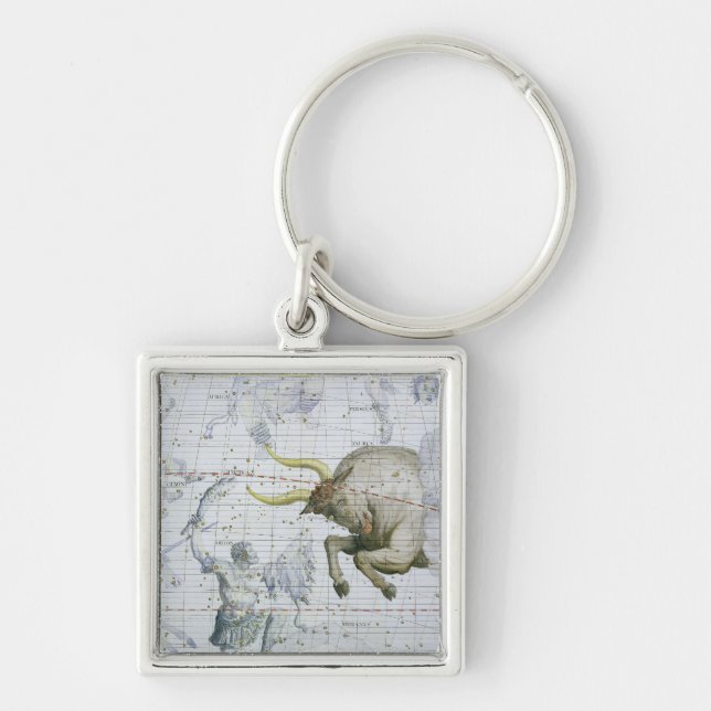 Constellation of Taurus, plate 2 from 'Atlas Coele Keychain (Front)
