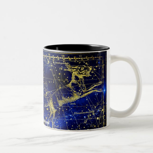 Constellation of the Lynx Two-Tone Coffee Mug (Right)