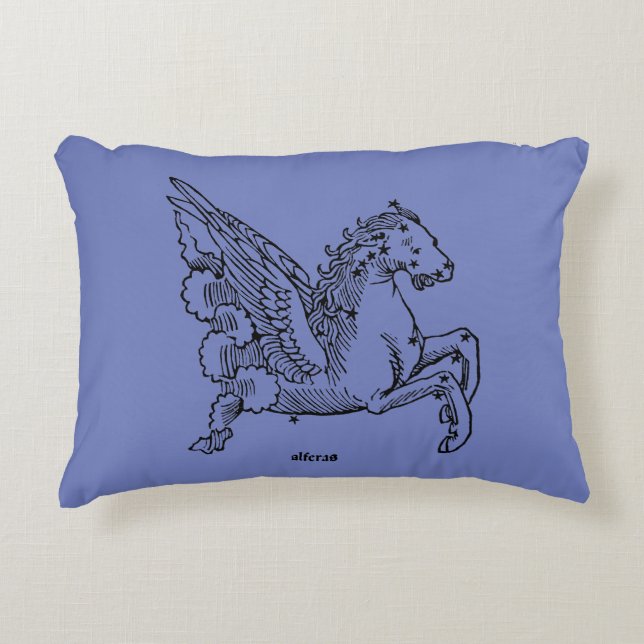 Constellation: Pegasus Decorative Pillow (Front)