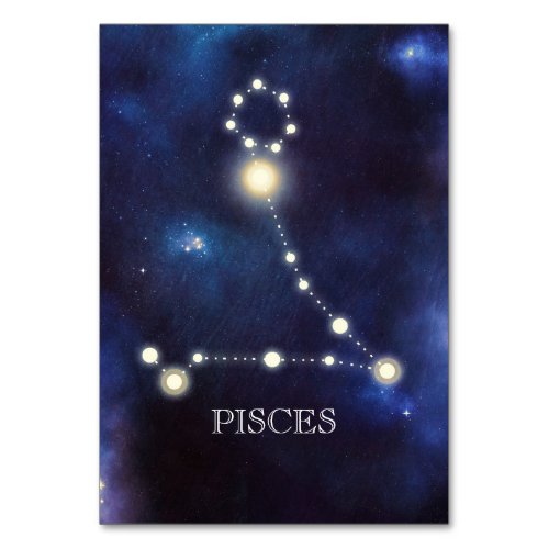 Constellation  Pisces  Wedding Table Number