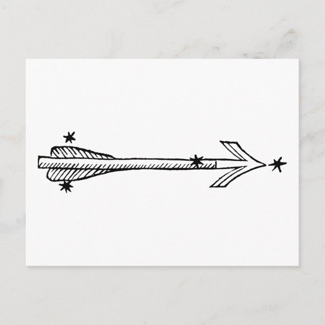 Constellation: Sagitta Postcard (Front)