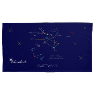 Constellation SAGITTARIUS unique, impressive Pillow Case