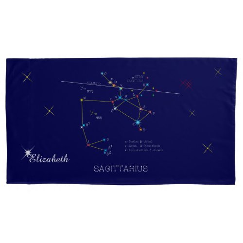 Constellation SAGITTARIUS unique impressive Pillow Case