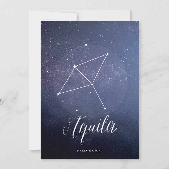 Constellation Star Celestial Table Number Aquila (Front)