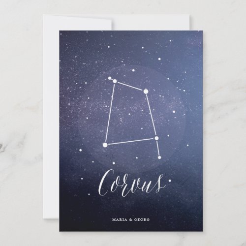 Constellation Star Celestial Table Number Corvus