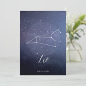 Constellation Star Celestial Table Number Leo (Standing Front)
