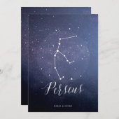 Constellation Star Celestial Table Number Perseus (Front/Back)
