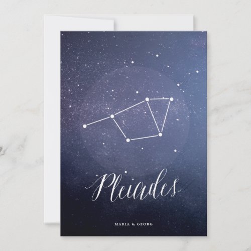 Constellation Star Celestial Table Number Pleiades