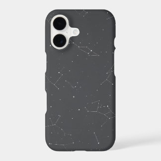 Constellation Star Map Phone Case | Charcoal