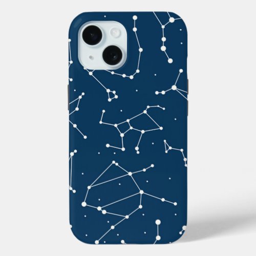 Constellation Star Pattern iPhone 15 Case