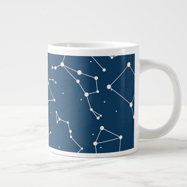Constellation Star Pattern Giant Coffee Mug (Right)