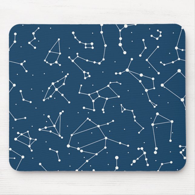 Constellation Star Pattern Mouse Pad (Front)