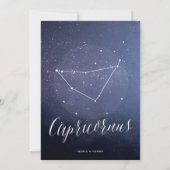 Constellation Star Table Number Capricornus (Back)