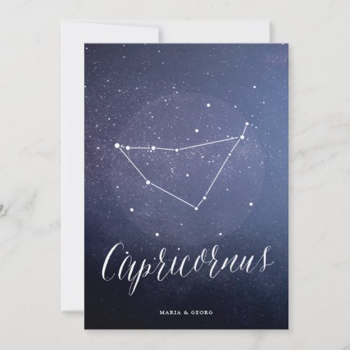 Constellation Star Table Number Capricornus