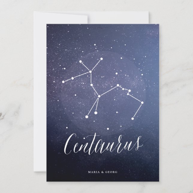Constellation Star Table Number Centaurus (Front)