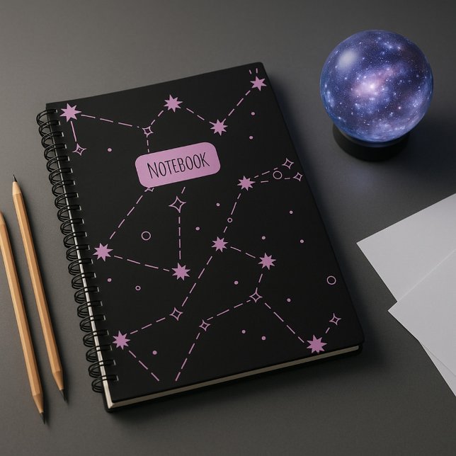 Constellation Starry Night Spiral Notebook (Creator Uploaded)