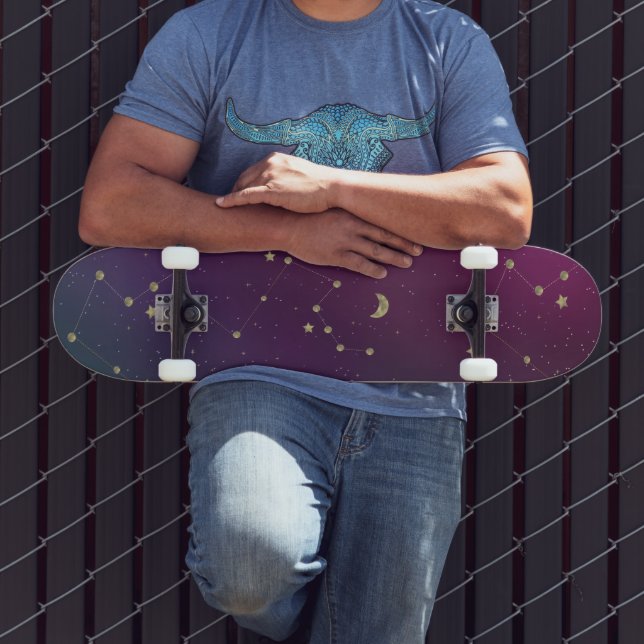 Constellation Stars Galaxy Skate Deck (Outdoor 3)